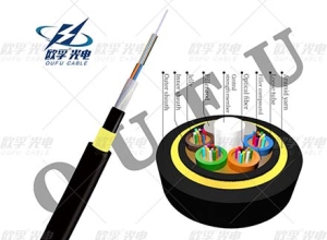 ADSS double jacket long span self-supporting non- metal optic fiber cable